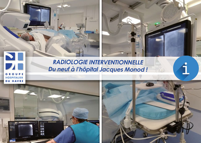 Radiologie interventionnelle, en Imagerie à l’hôpital Jacques Monod du neuf !