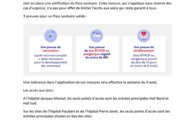 Communiqué de presse du 6 août 2021