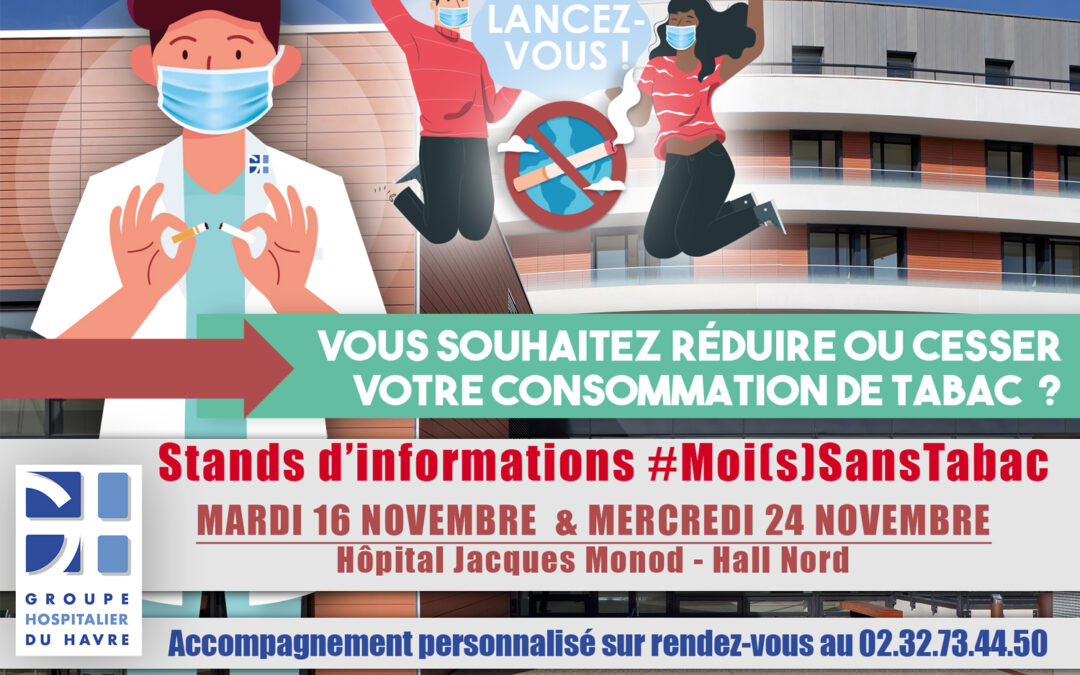 Stands d’informations #Moi(s)SansTabac – 16 & 24 novembre 2021