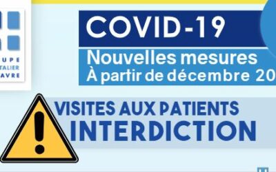 Recrudescence COVID-19 au Groupe Hospitalier du Havre – Nouvelles mesures sur les visites