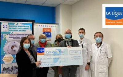 Important don de la Ligue contre le Cancer pour le GHH