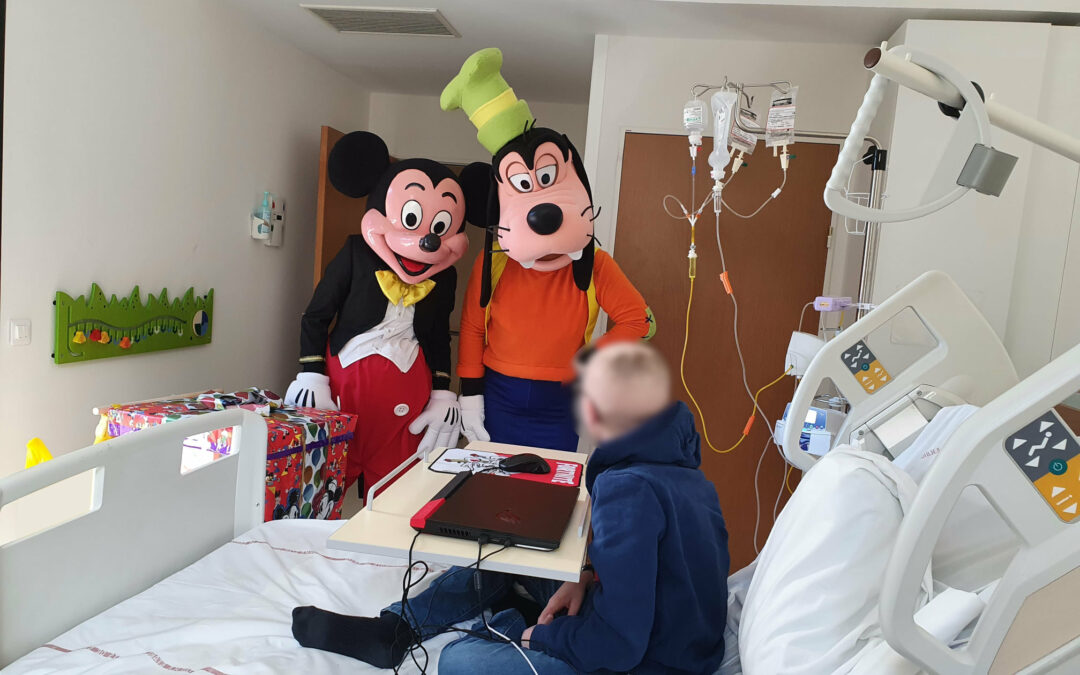 Mickey et Dingo en Pédiatre au GHH !