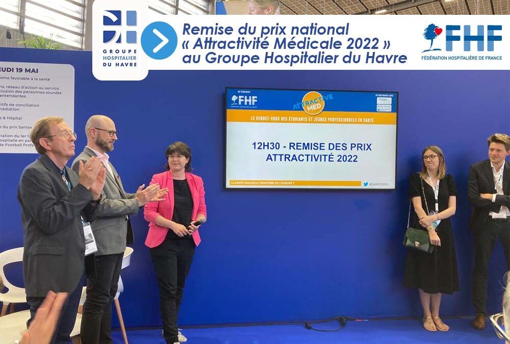Le prix national « Attractivité Médicale 2022 »  attribué au GHH pour son projet :  Développement de la simulation numérique en santé avec SimuPERF
