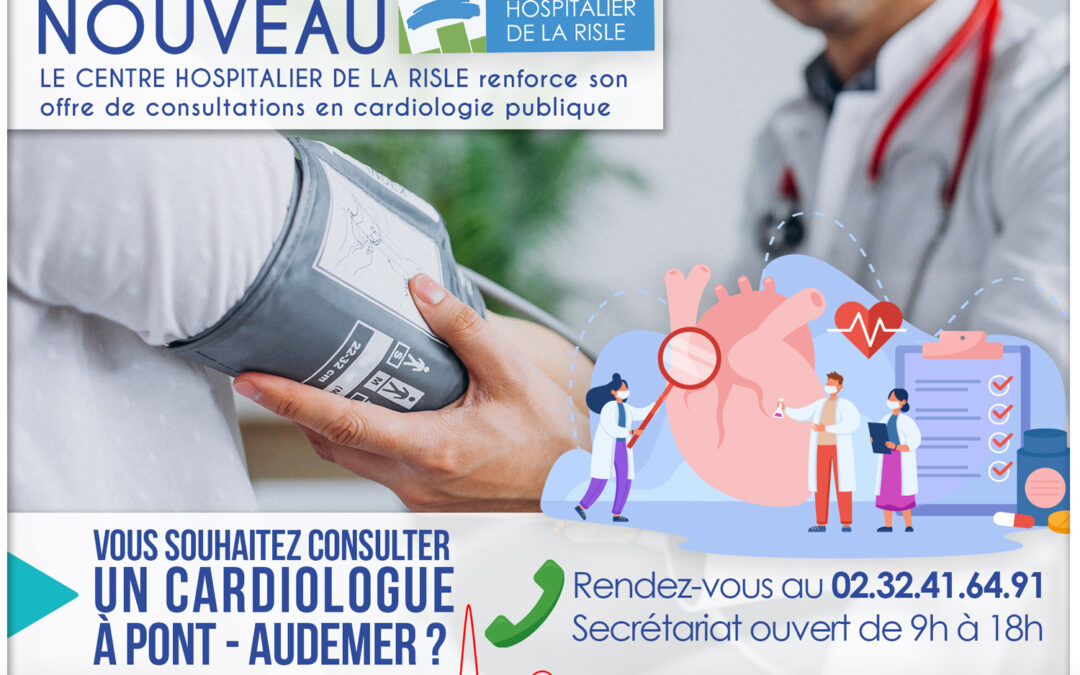 Nouvelles consultations de cardiologie par les praticiens du GHH à Pont-Audemer