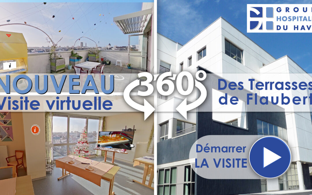 NOUVEAU – Visite virtuelle 360° de la Résidence « Les Terrasses de Flaubert »