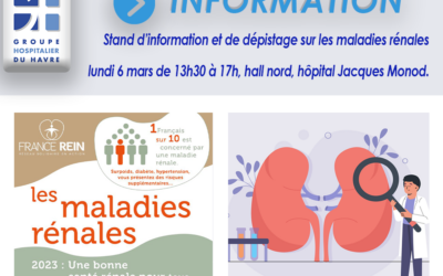 Stand d’information sur les maladies rénales