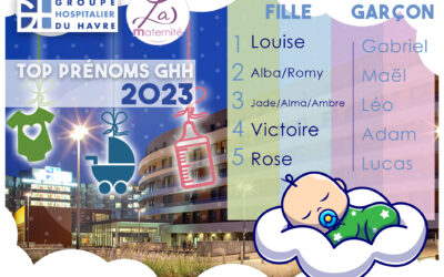 En 2023 il y a eu 2831 naissances à la maternité du Groupe Hospitalier du Havre 