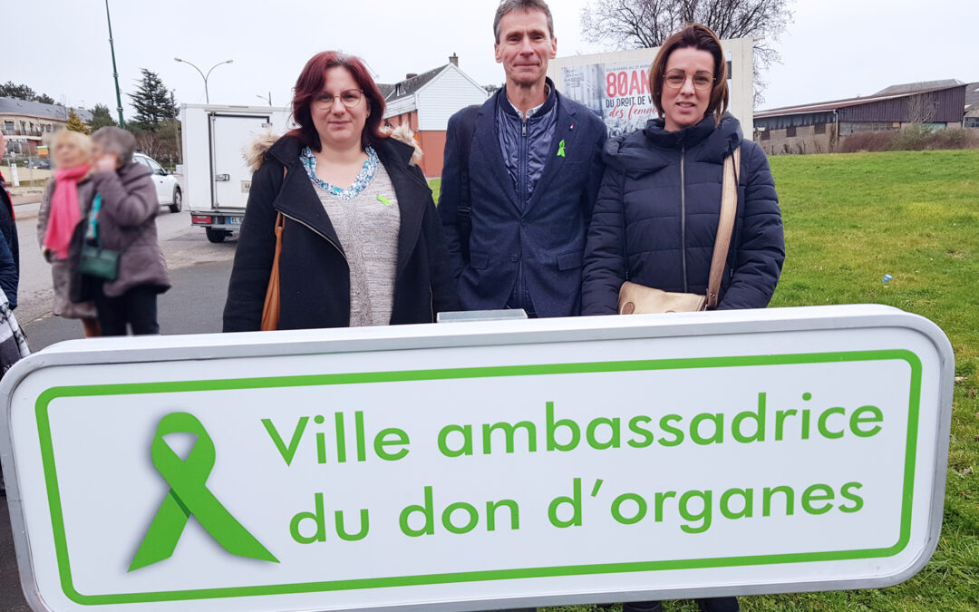👍❤️[L’équipe du GHH participe à l’adhésion officielle de Port-Jérôme-Sur-Seine en tant que Ville Ambassadrice du don d’organes]👍❤️