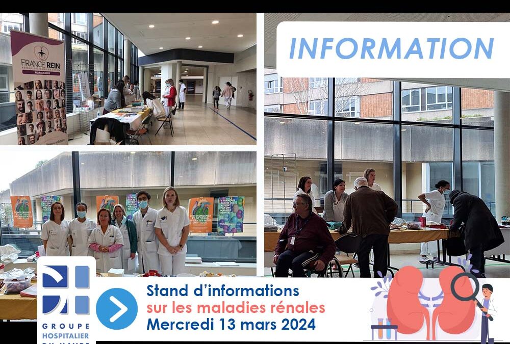 Stand d’informations sur les maladies rénales