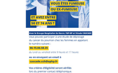 Vous êtes fumeuse ou ex-fumeuse et avez entre 50 et 74 ans ? Prenez part à cette étude nationale inédite !