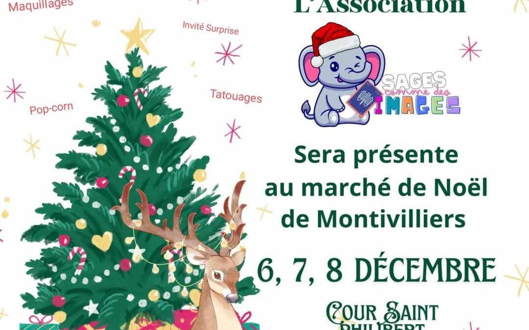 Marché de noël de l’association Sages comme des images