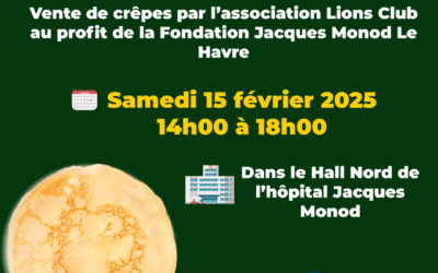 Vente de crêpes par l’association Lions Club