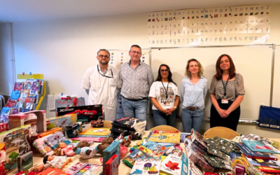  😊 L’entreprise SIDEL auprès de enfants hospitalisés du GHH 🧒 🧑‍⚕️ 🏥 
