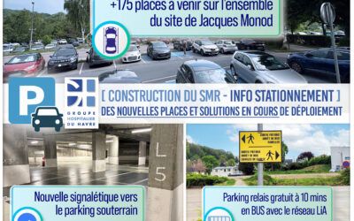 🚗🅿️ Stationnement sur le site de Jacques Monod – De nouvelles solutions pour mieux vous accueillir pendant les travaux 🏗️