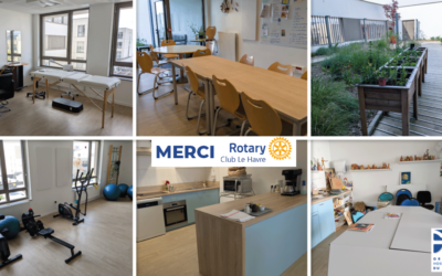 Le service d’addictologie « Charles Baudelaire » de la psychiatrie du GHH et le Rotary Club Le Havre se mobilisent pour le bien être des patients