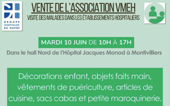 Vente de l’association VMEH (Visite des Malades dans les Établissements Hospitaliers)