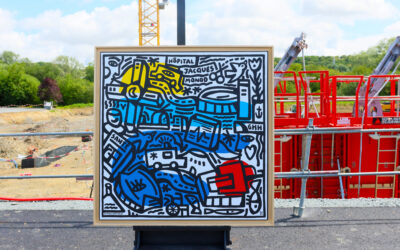 👨🎨 [Quand Mascarade peint Monod] – Retour sur la performance de l’artiste havrais lors de l’événement MONOD 2028 – Construisons demain 🏥🚧