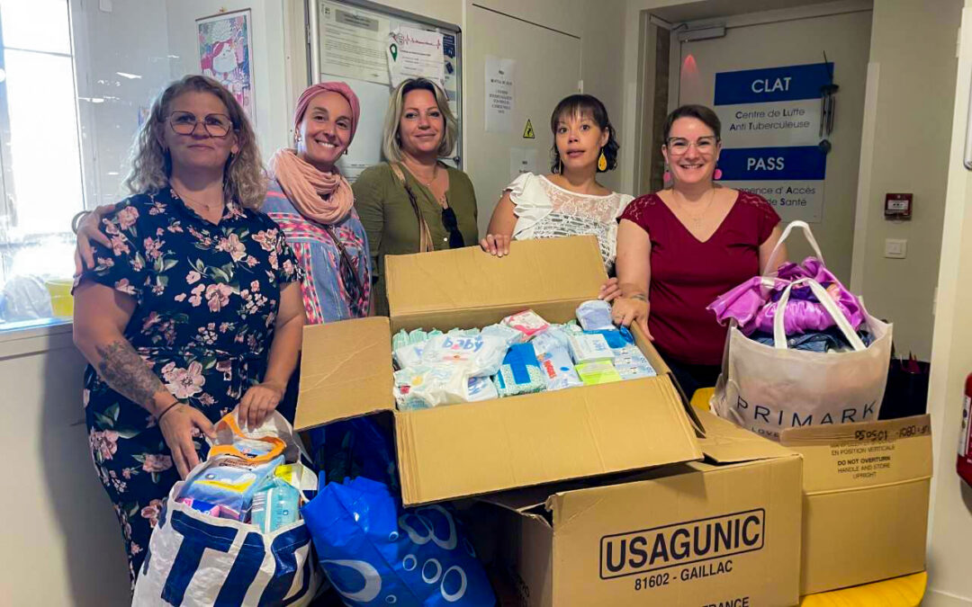 🤩 Une belle collecte solidaire des étudiantes de l’IFSI du Havre (IFP Mary Thieullent) au profit de la PASS du GHH 🤩