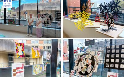 🖼️Cet été, découvrez l’exposition « École-Hôpital 2025 » de nos jeunes artistes, visible dans le Hall Nord de l’hôpital Jacques Monod 🏥