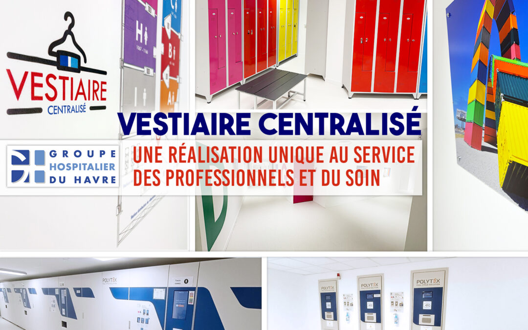 [ 👕🩺🥼Le nouveau vestiaire centralisé du #GHH 🏥 est désormais pleinement opérationnel 👍] Une réalisation unique au service des professionnels et du soin !