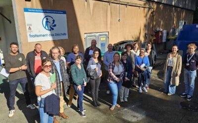 Visite apprenante sur la gestion des déchets ♻️ avec l’ANAP