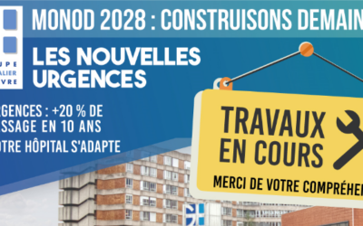 RAPPEL :🚧Les travaux des urgences du nouvel hôpital Monod 2028 débutent 😊🏥!