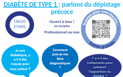 [ Journée mondiale du diabète avec le GHH] 🔊 Diabète de type 1 : parlons du dépistage précoce 👩‍⚕️- Jeudi 13 novembre 2025 | 18h30 à l’IFP Mary Thieullent – SOIRÉE OUVERTE À TOUS