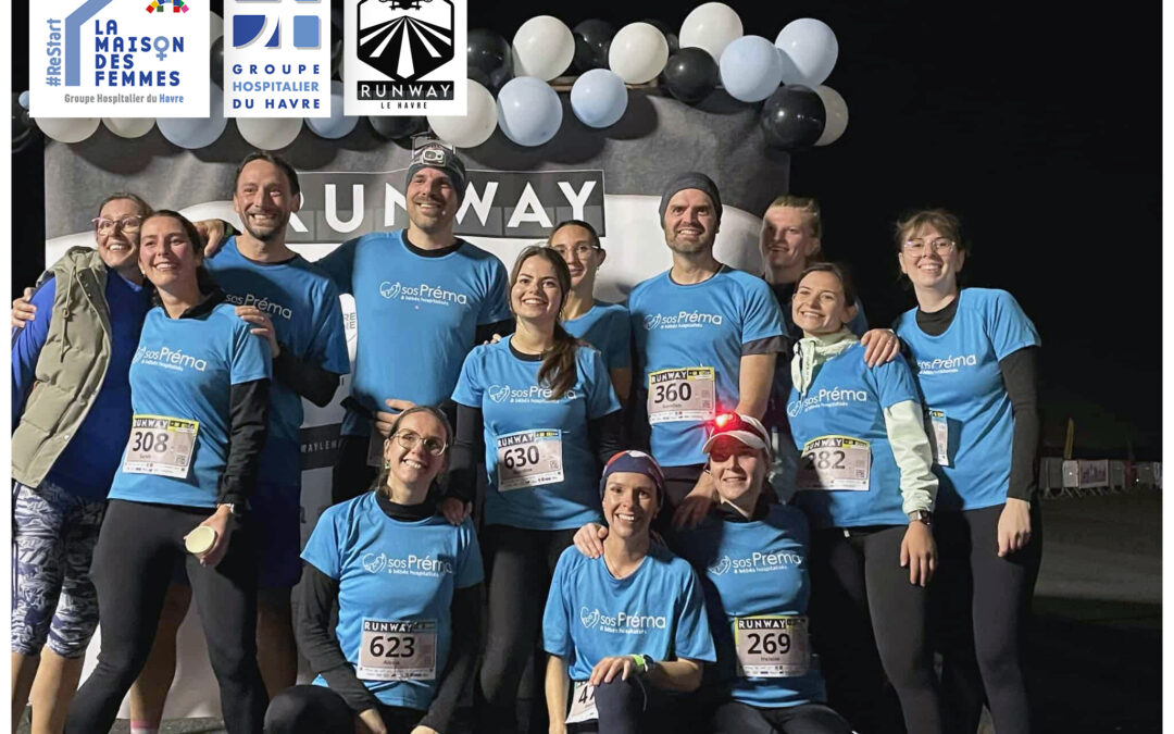 🏃‍♀️ L’équipe de la filière néonatale du #GHH court pour La Maison des femmes du Havre  ! 💜