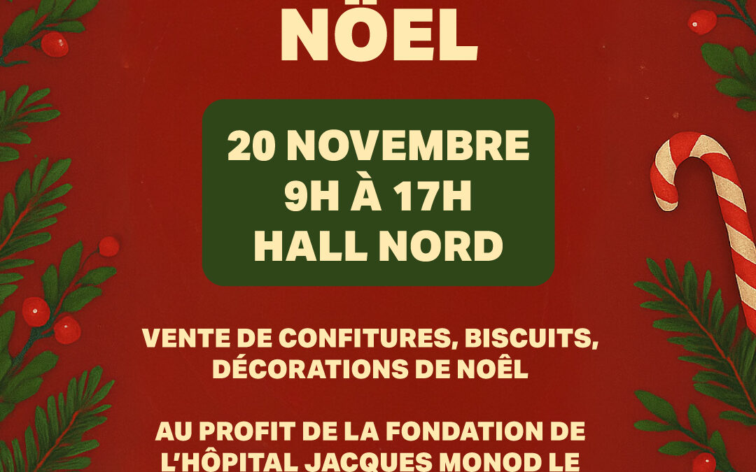 🎄Marché de Noël solidaire au GHH ! Jeudi 20 novembre 2025 – Hall nord