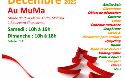 🎄Marché de Noël de Clown’hôp au MuMa – Un rendez-vous solidaire !