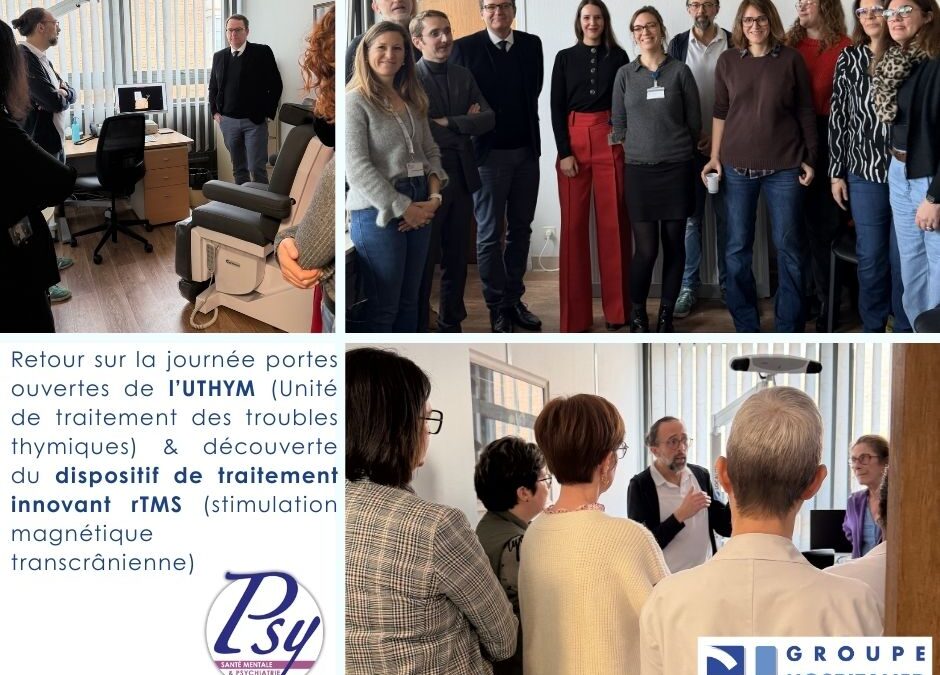 🧠 Retour sur la journée portes ouvertes de l’UTHYM (Unité de traitement des troubles thymiques) à l&rsquo;hôpital Pierre Janet | Découverte du dispositif de traitement innovant rTMS (stimulation magnétique transcrânienne) 🏥
