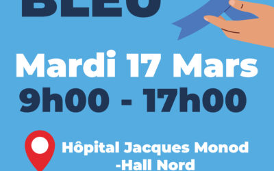 🩵C’est Mars Bleu le 17 mars 2026 à l&rsquo;hôpital Jacques Monod🏥
