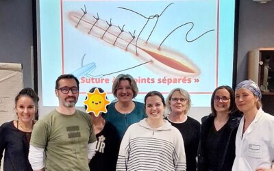 🏥 Atelier suture pour les infirmier(e)s de bloc : une initiative collective au service de l&rsquo;excellence 🪡