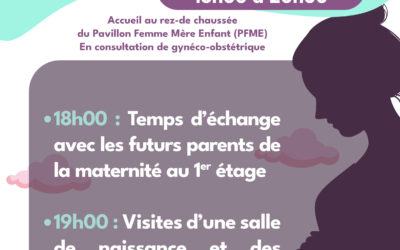 [🏥Soirée PORTES OUVERTES de la maternité du #GHH 🤱À l&rsquo;hôpital Jacques Monod (Montivilliers) – 📅Mardi 18 mai 2026 de 18h00 à 20h00 ]