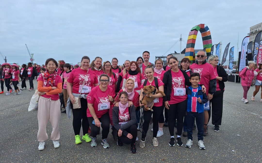 🏃‍♀️❤️Une équipe soignants-patients du GHH à l’honneur lors de la Course de l&rsquo;Amazone Le Havre : Le service d’Endocrinologie, Diabétologie et Nutrition du GHH relève avec succès le défi ! 💪