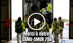 🚑 Plongez au cœur d’un exercice de préparation aux situations sanitaires exceptionnelles avec les équipes du SAMU SMUR 76B du GHH 🎥
