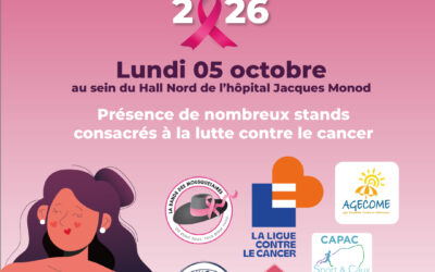 🎗GRAND ÉVÉNEMENT OCTOBRE ROSE AU GHH | Lundi 05 octobre 2026 de 9h00 à 17h00 à l&rsquo;hôpital Jacques Monod