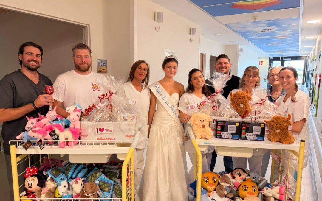 🎡 Les forains de la FOIRE ST MICHEL à la rencontre des enfants du services pédiatriques du GHH