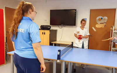 🤼 Parce qu’Ă l’hĂ´pital aussi, le sport a toute sa place : En octobre, le service de pĂ©diatrie du GHH a vibrĂ© au rythme de la Semaine du sport Ă l’hĂ´pital.🤸